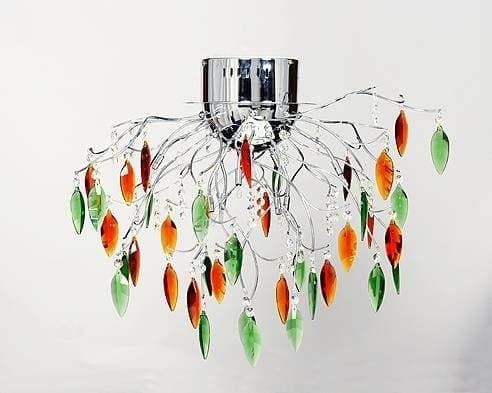 Závesná stropná lampa 8x20W G4 chróm Akant 1