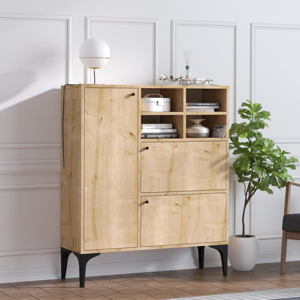 Konzolový stolík Ewa - Sapphire Oak 1