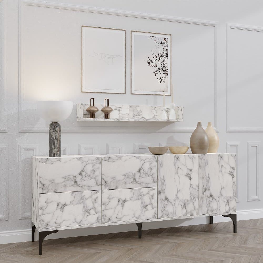Konzolový stolík Stella - Carrara Marble 1