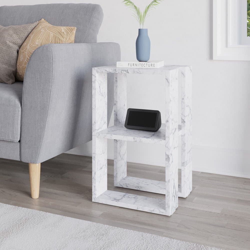 Nočný stolík Lonie - Carrara Marble 1