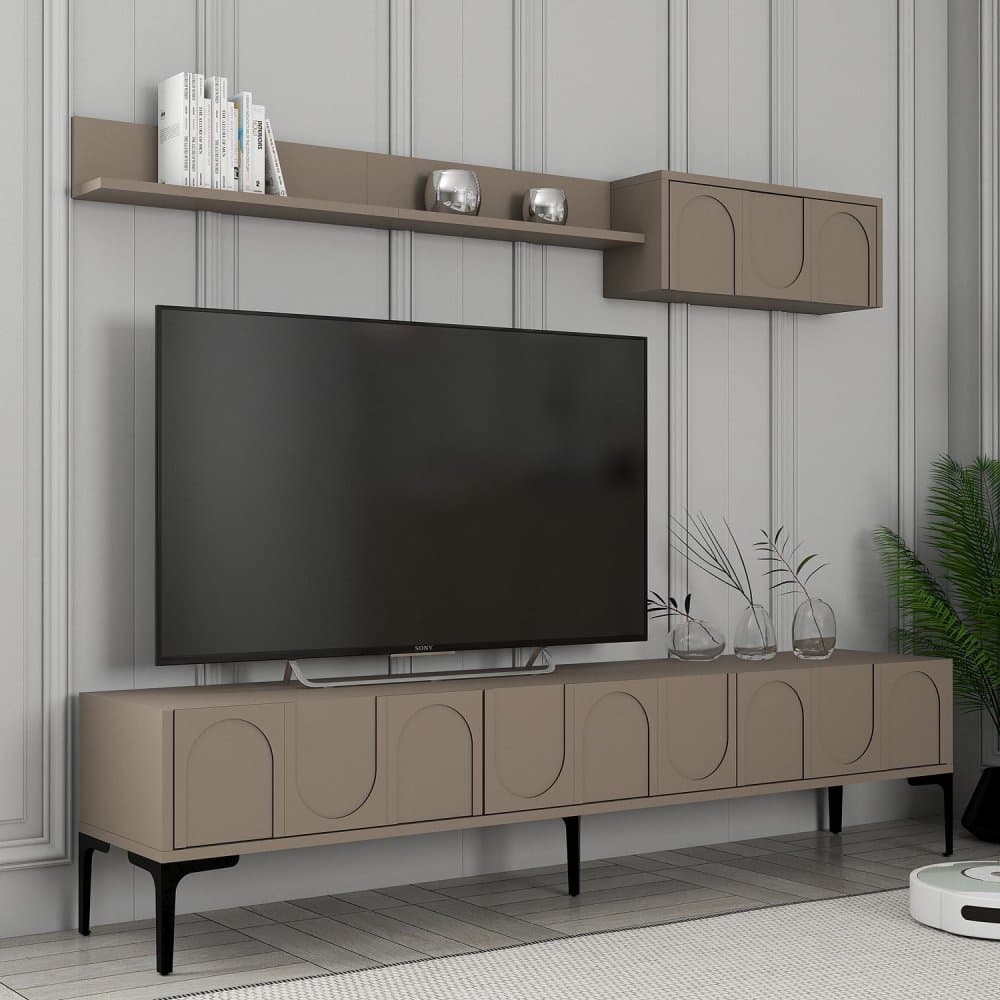 TV skrinka / Obývacia stena Lyon 2 - Atlas, Black 1
