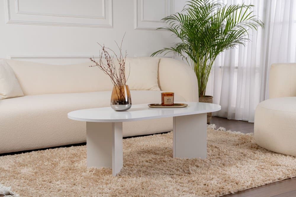 Konferenčný stolík Sable - White