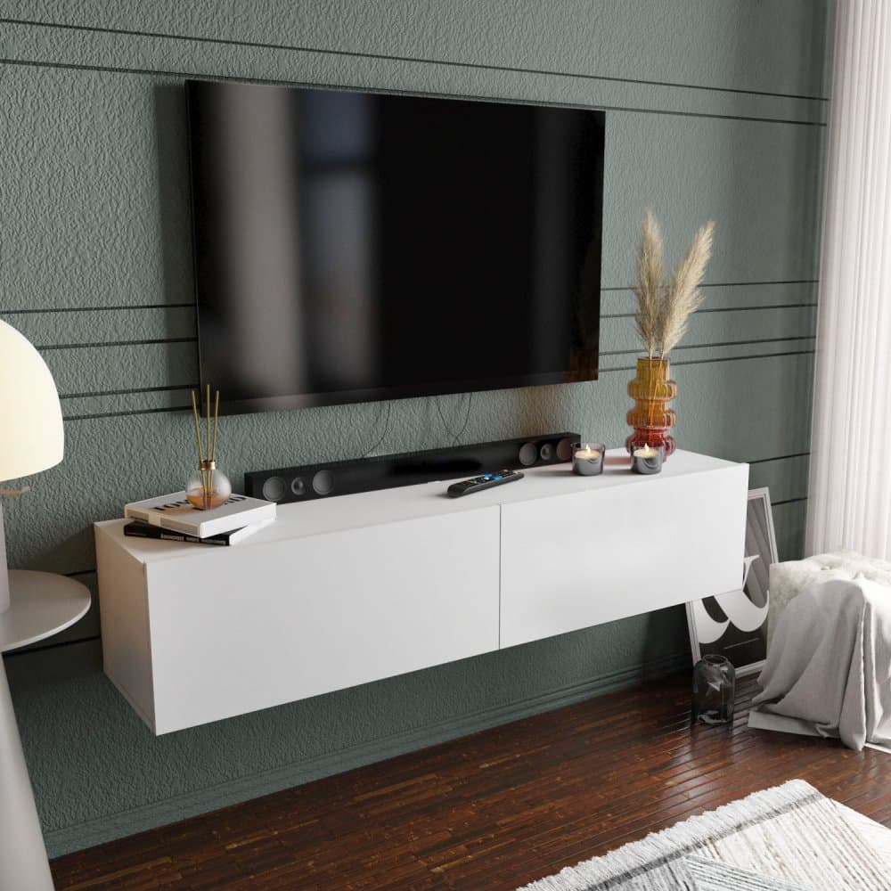 TV stolík Poling - White