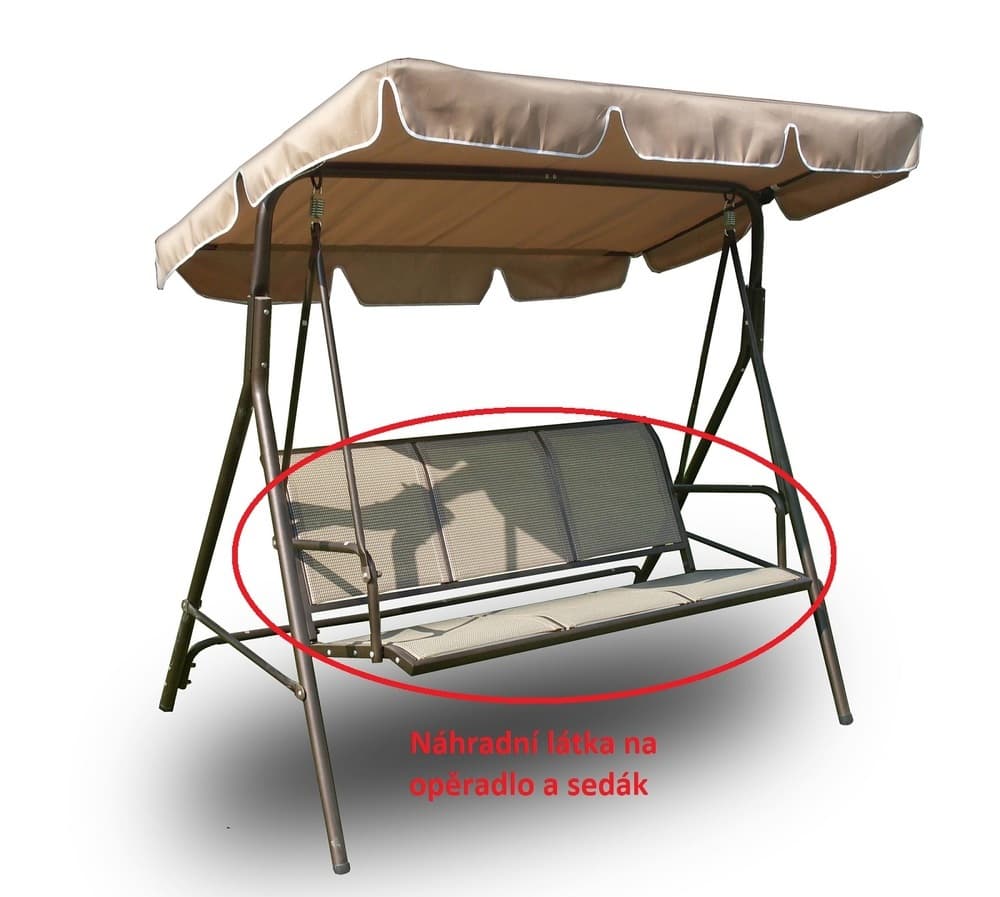 Látka na sedák k hojdačke CONFORT ROJAPLAST 1