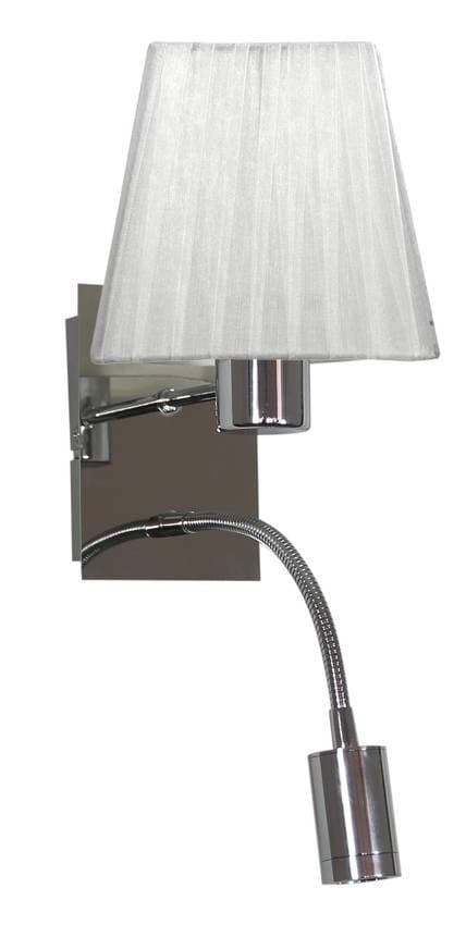 Nástenná lampa s LED čítacím svetlom, vypínač Sylwana