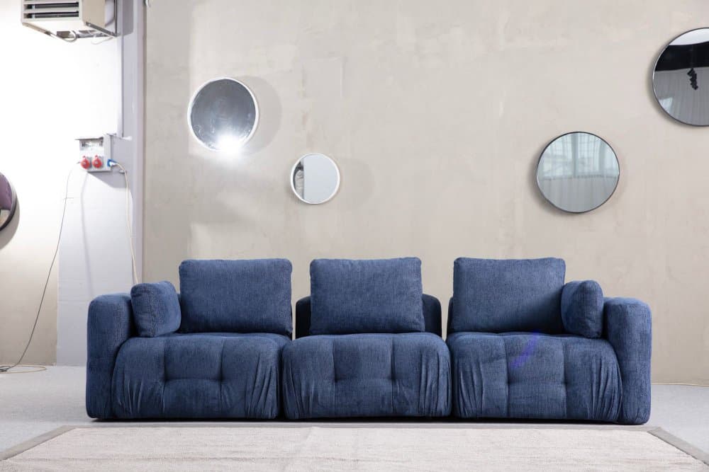 Trojmiestna pohovka Amaris 3 Seater - Navy Blue