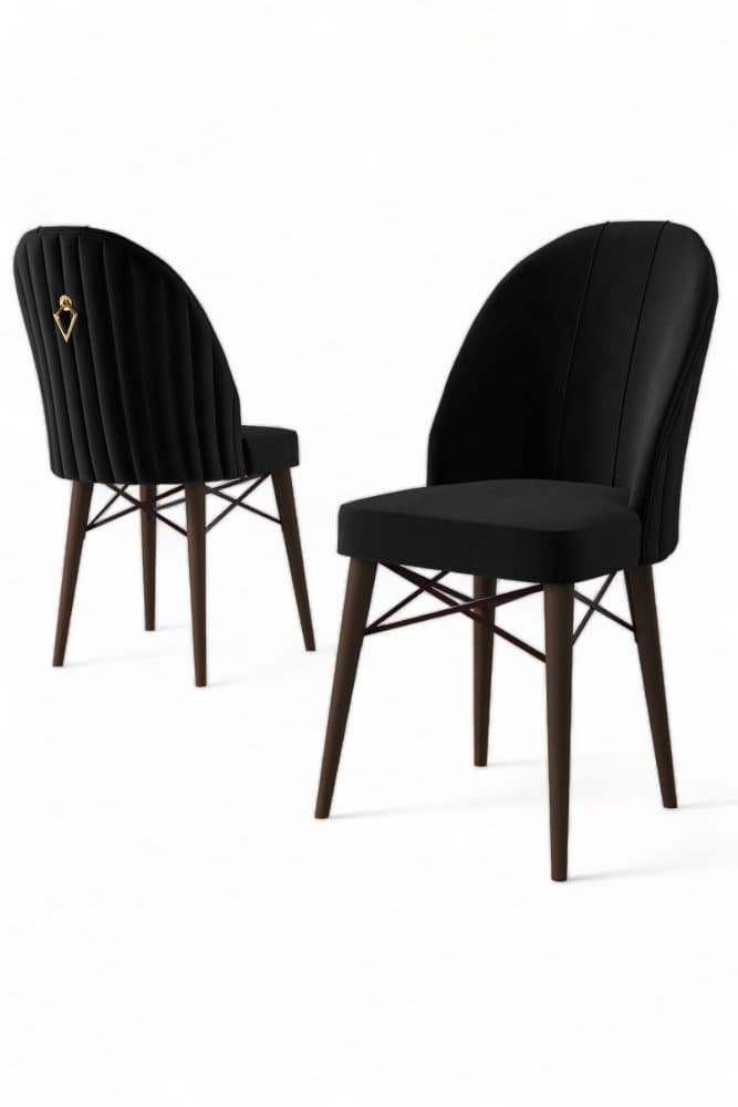 Súprava stoličiek (4 kusy) Ritim - Black, Brown 1
