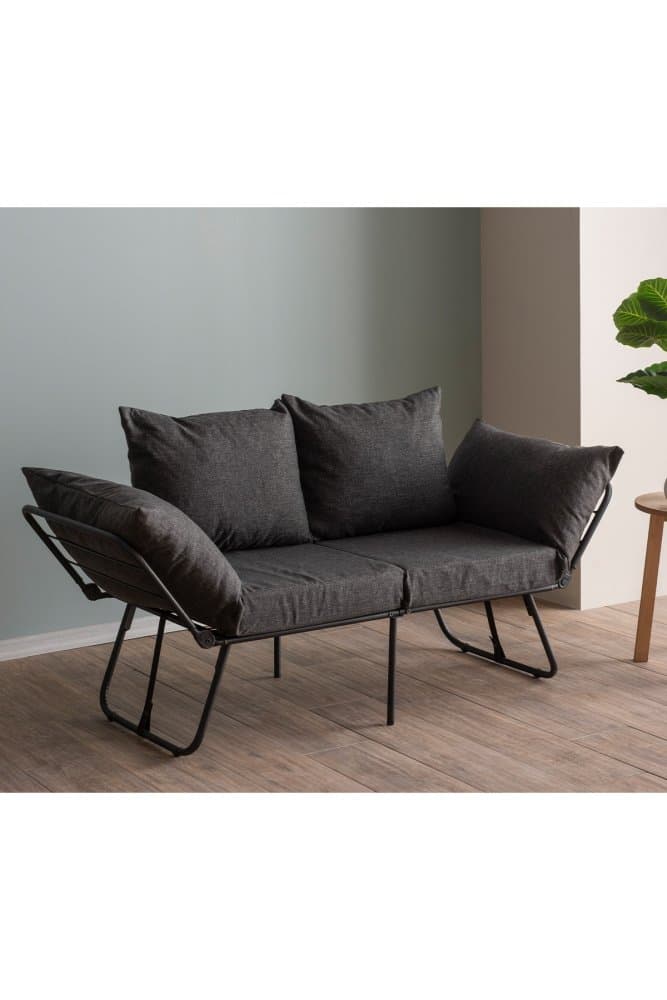 Dvojmiestna rozkladacia pohovka Viper 2-Seater - Dark Grey