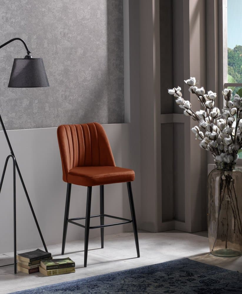 Bar Stool Set (4 Pieces) Vento - Tile Red 1