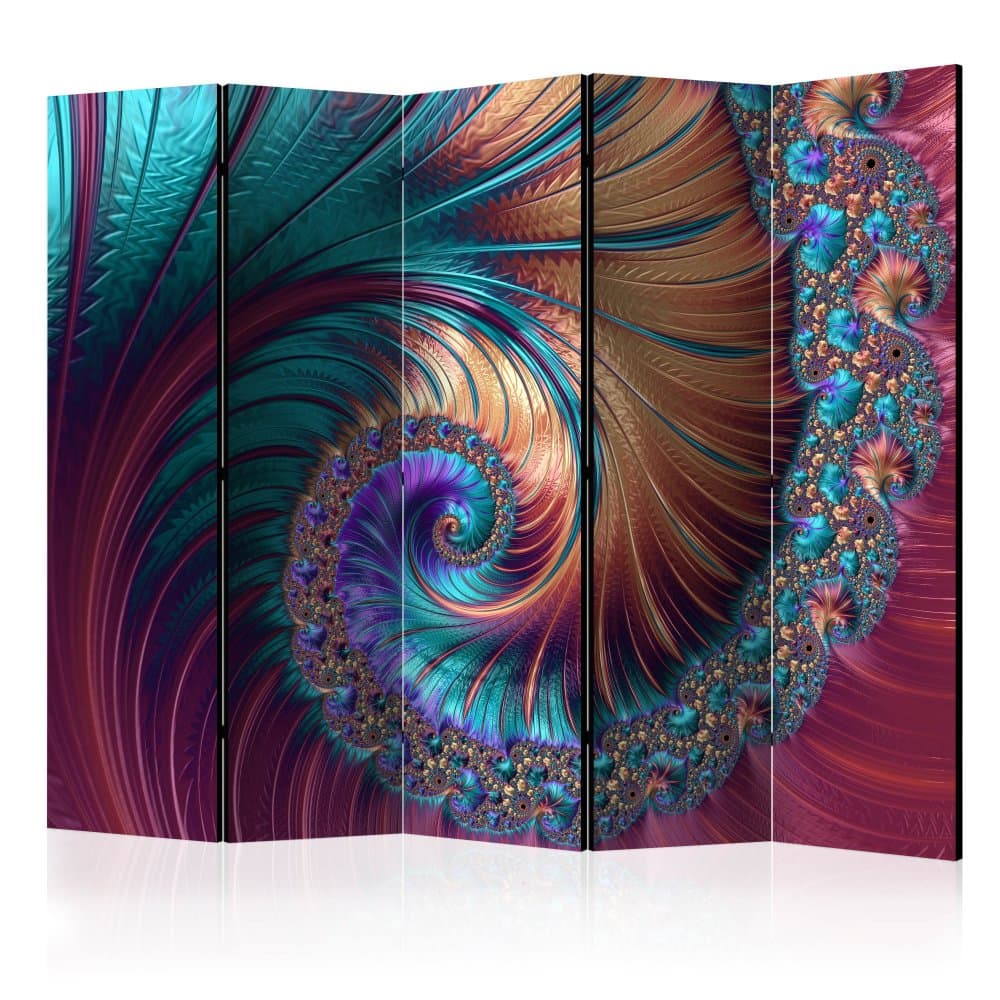 Paraván Peacock Tail II Dekorhome 1