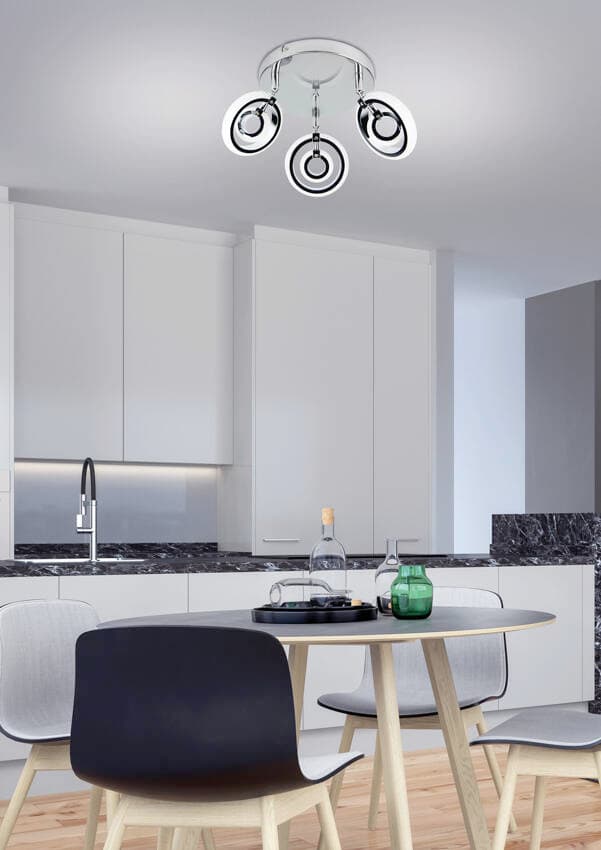Stropné svietidlo plafond 3X6W LED chróm 3000K CELT