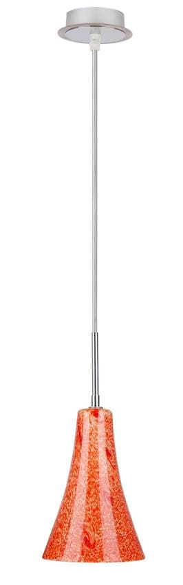 Stropná lampa Rufi 1X40 W E14 chróm saténový nikel