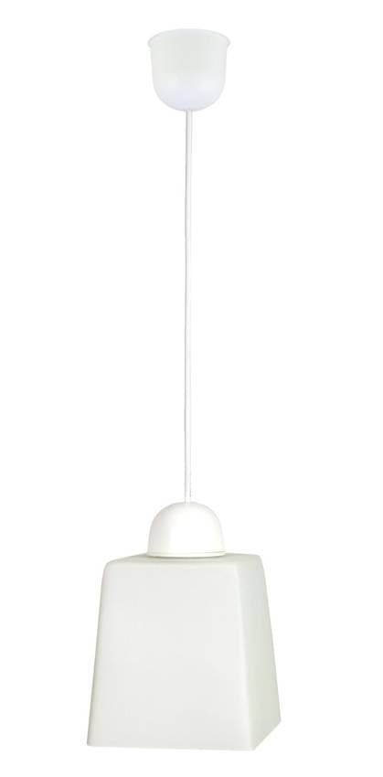 Stropná lampa Wibra 12 1xE27 biele lano 1