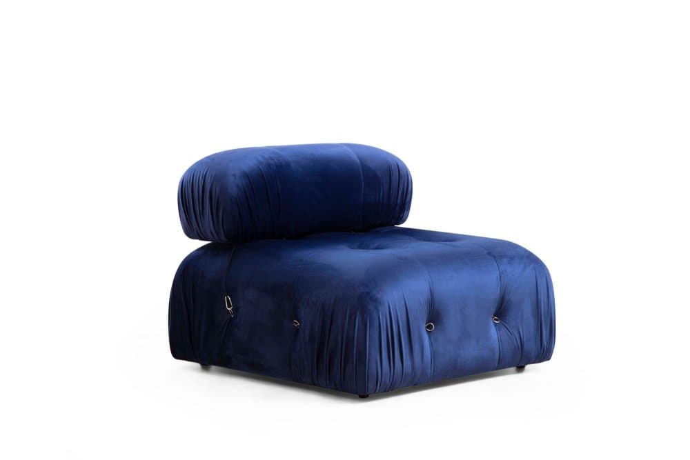 Kreslo / Jednomiestna pohovka Bubble O1 - Velvet Blue
