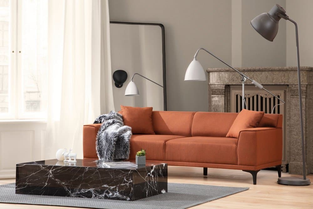 Trojmiestna pohovka Petra 3 - Orange 1