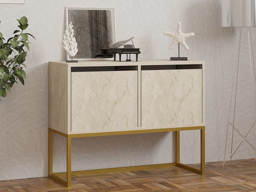 Konzolový stolík Zermat - Travertine 1