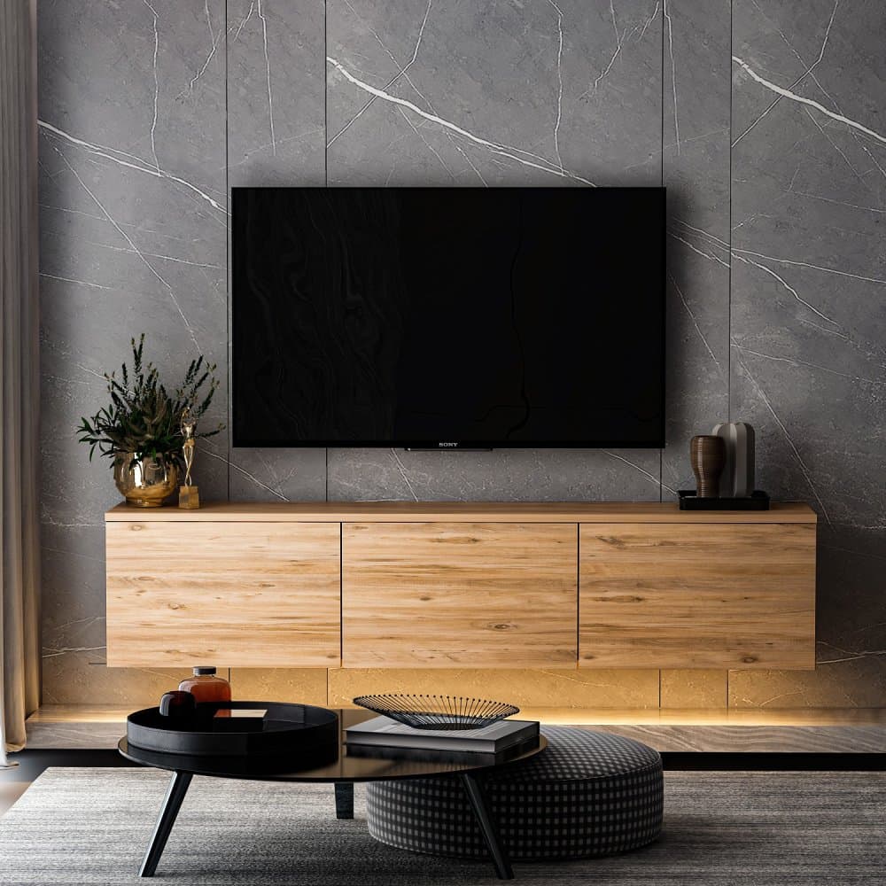 TV stolík Neon Illuminated - Atlantic Pine 1