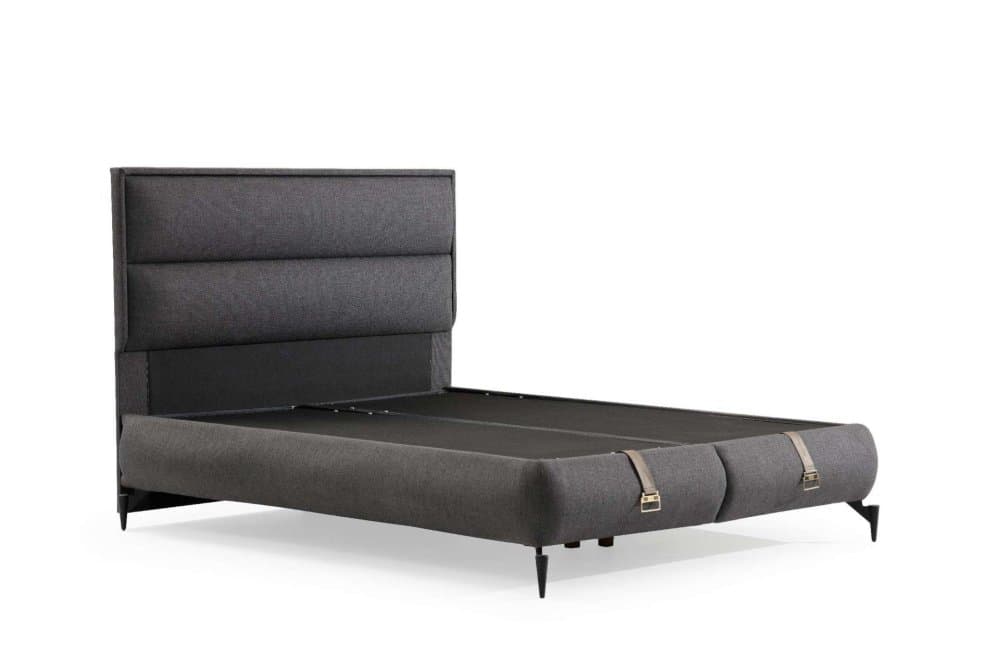 Rám manželskej postele s čelom Rise 120 x 200 - Dark Grey 1