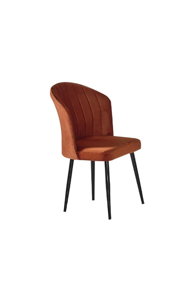 Súprava stoličiek (2 kusy) Rubi - Orange, Black 1
