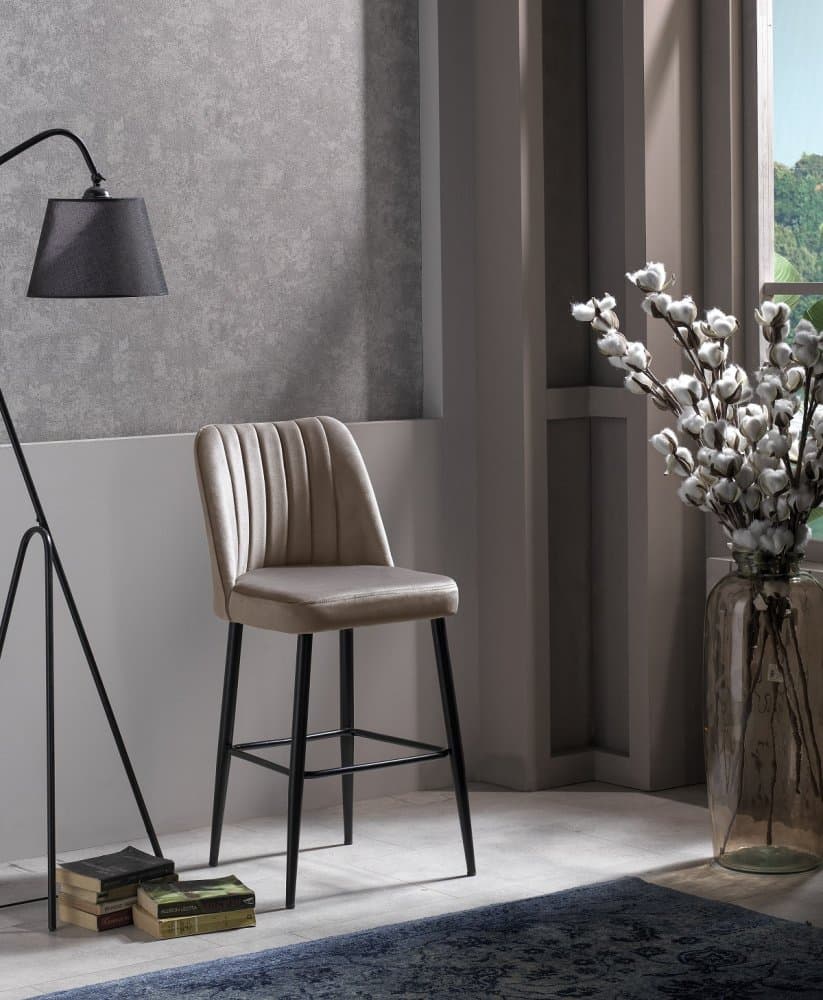 Bar Stool Set (4 Pieces) Vento - Cappuccino