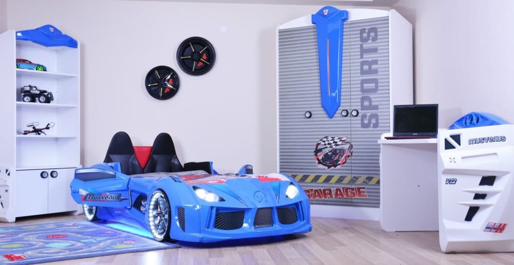Car Bed Mnv3 - Blue 1