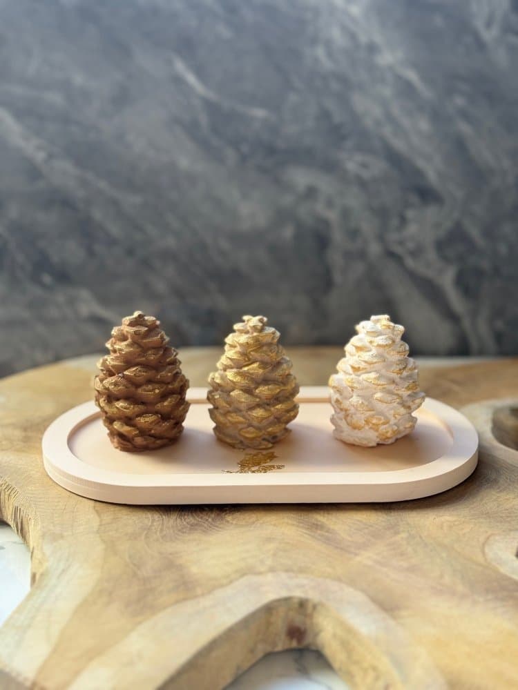 Decorative Object Set (4 Pieces) Christmas Stone Set2 1