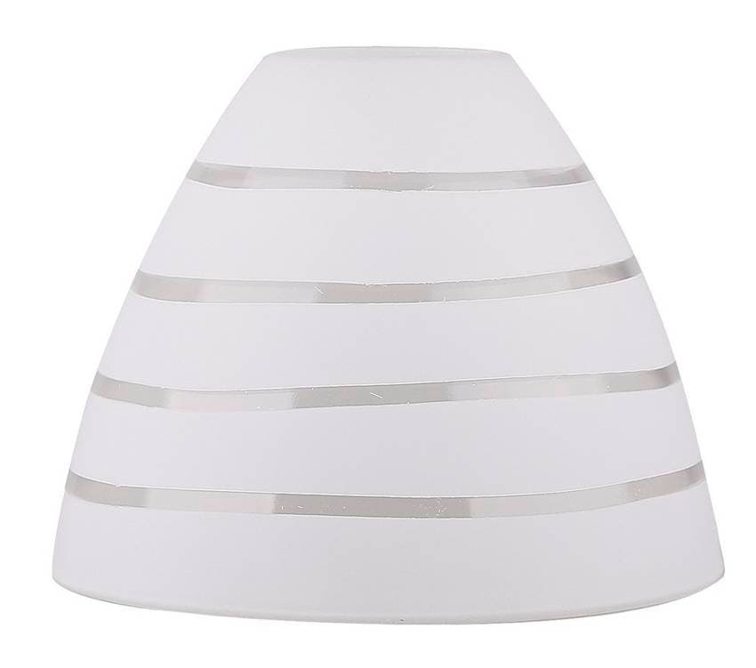 Tienidlo na lampu E27 s mliečnym skleneným pruhom pre lampy Uli