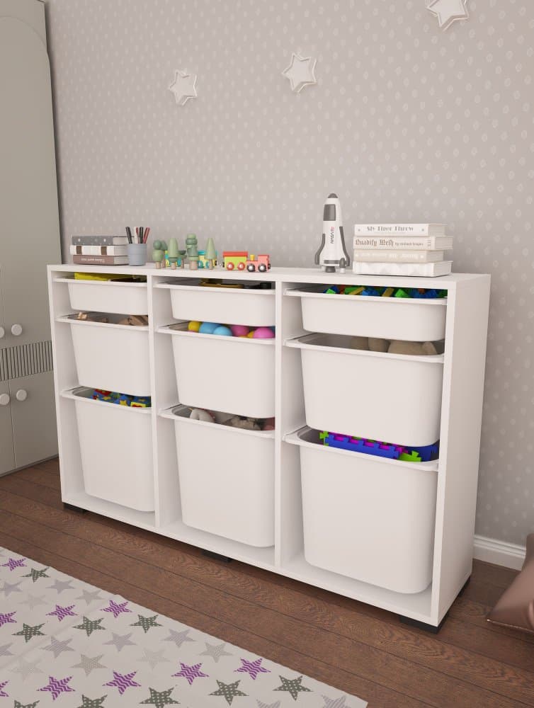 Viacúčelová skrinka Bofi - White 1