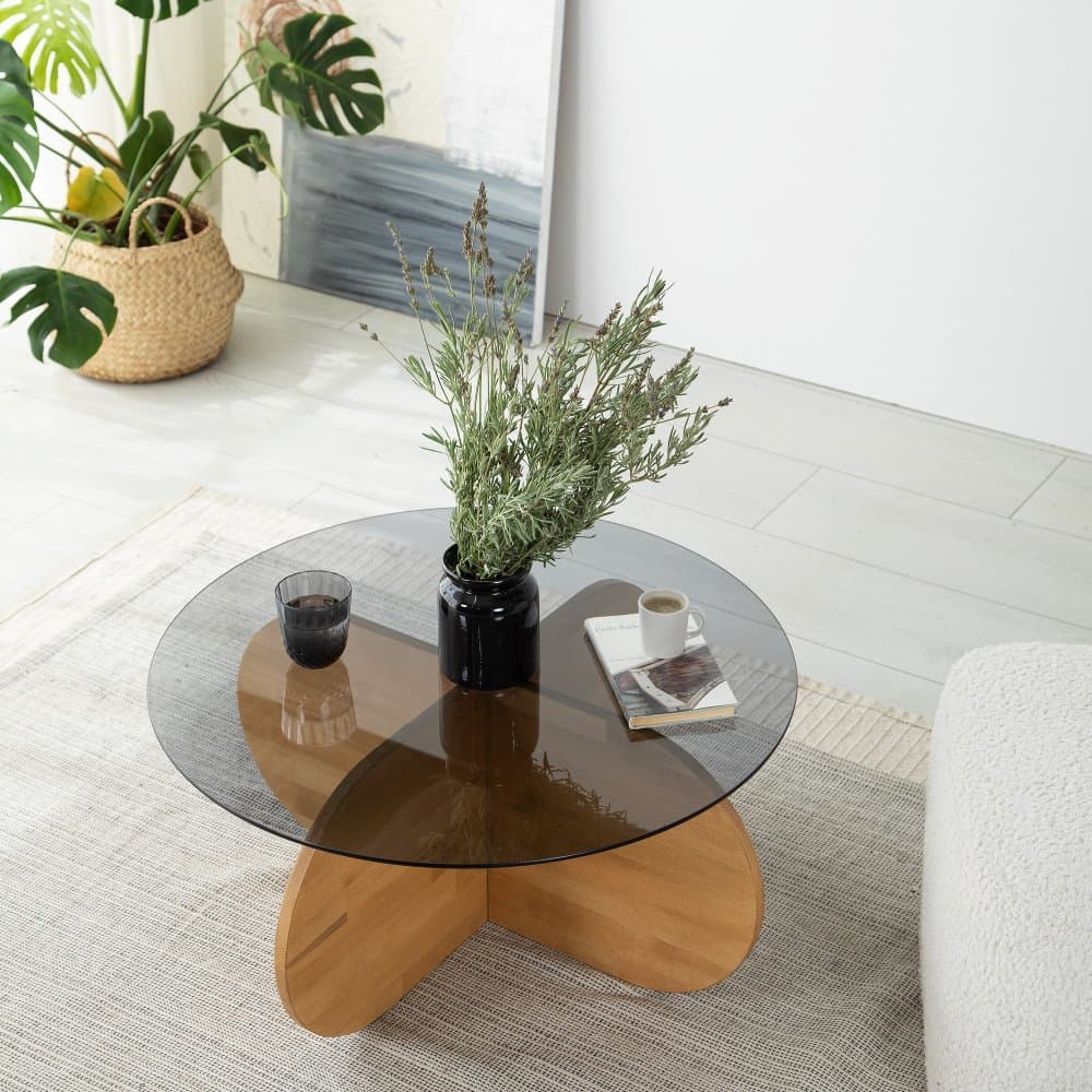 Konferenčný stolík Bubble Wood - Fume, Oak 1