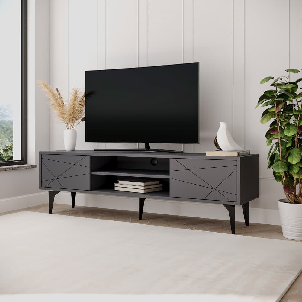TV stolík Brendon - Anthracite 1