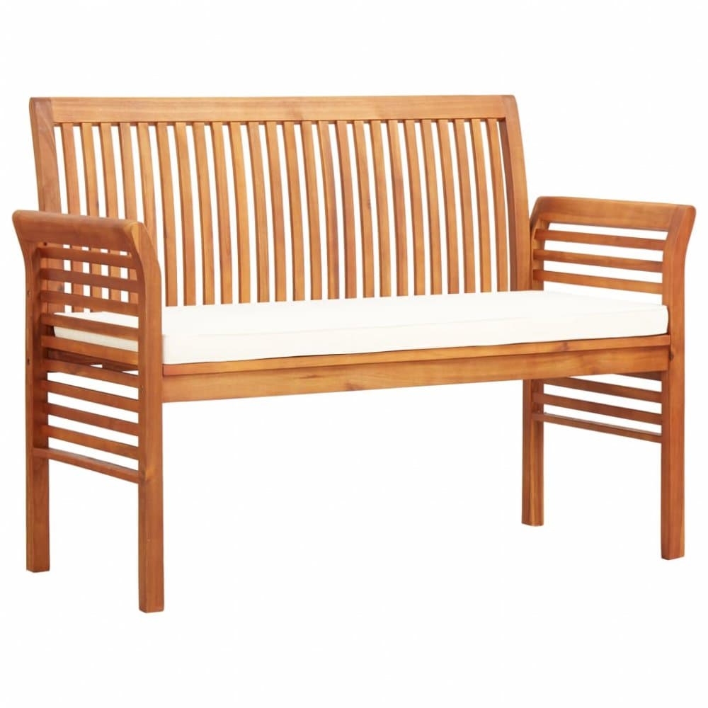 Záhradná lavica 120cm akáciové drevo Dekorhome 1