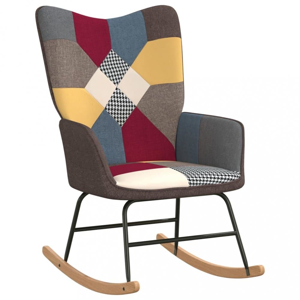 Hojdacie kreslo patchwork Dekorhome 1