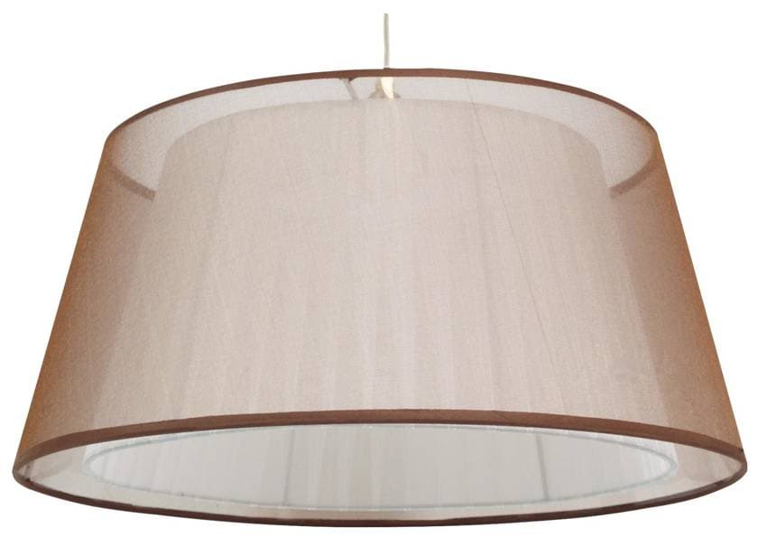 Závesná stropná lampa 1X60W E27 hnedá CHARLIE 1