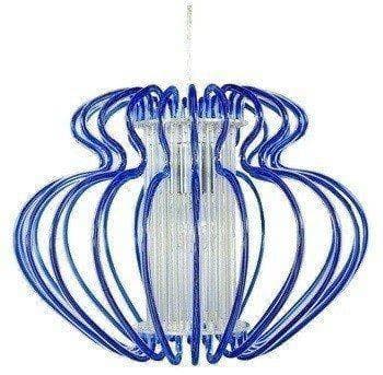 Závesná stropná lampa 1X60W E27 modrá IMPERIA 1