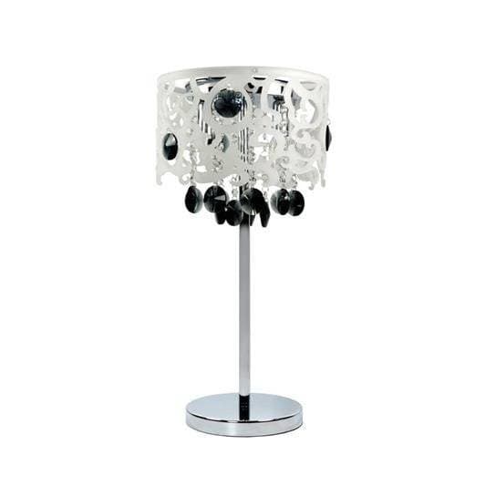 Stolová lampa chróm/čierna 3 Talita
