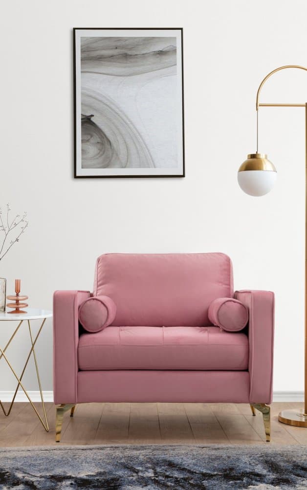 Kreslo ušiak Rome - Rose 1
