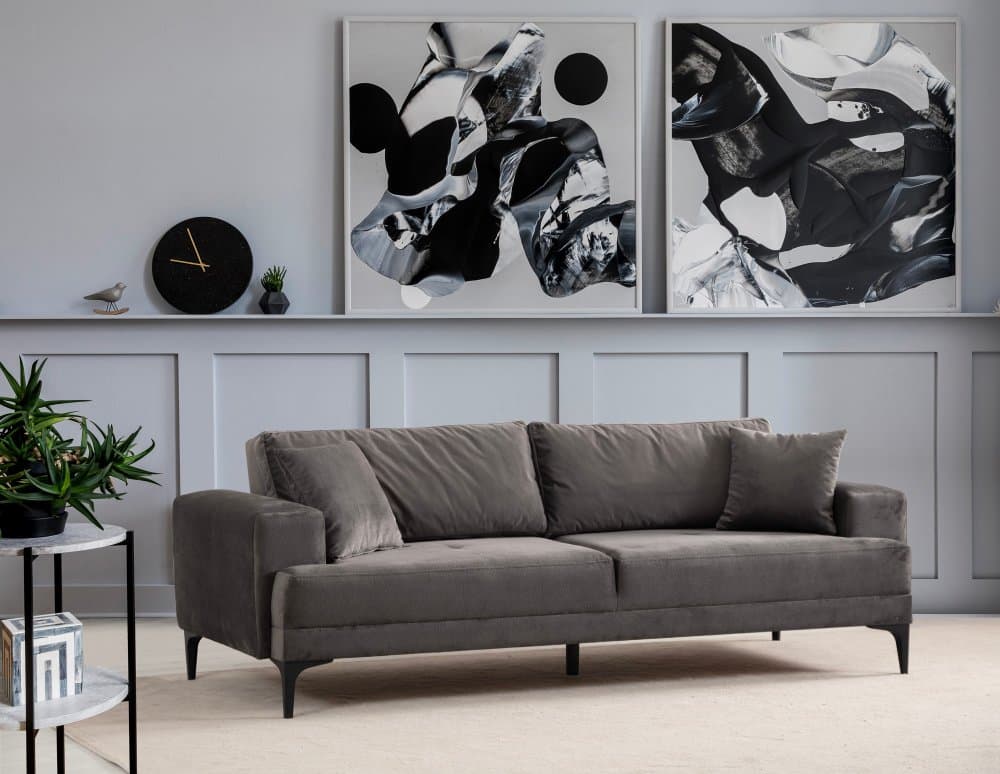 Trojmiestna pohovka Astana 3 Seater - Anthracite 1