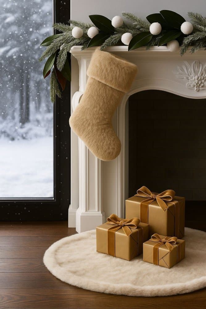 Christmas Stocking Pelush - Beige 1