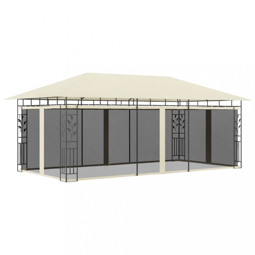 Záhradný altánok s moskytiérou 6 x 3 m Dekorhome 1