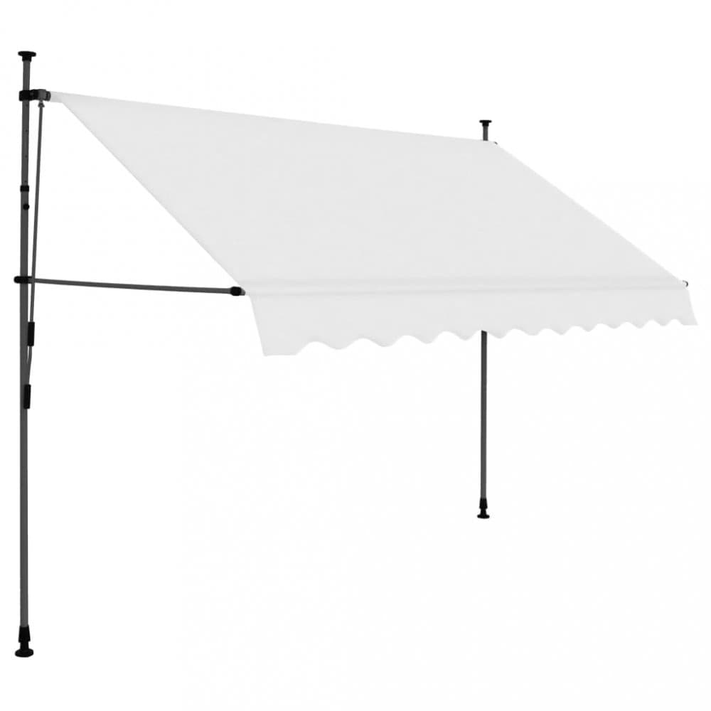 Ručne zaťahovacia markíza s LED svetlom 250x120 cm Dekorhome
