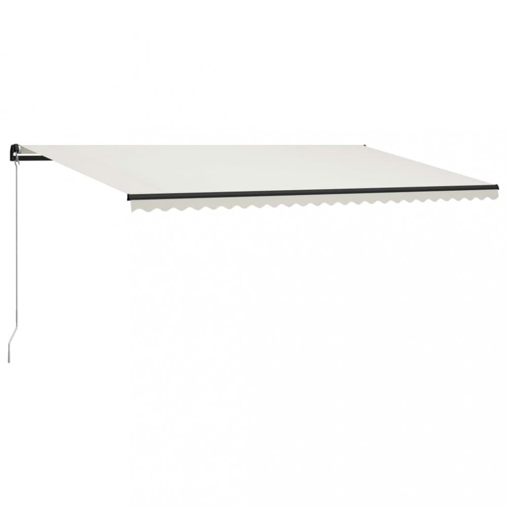 Ručne zaťahovacia markíza s LED svetlom 400x300 cm Dekorhome