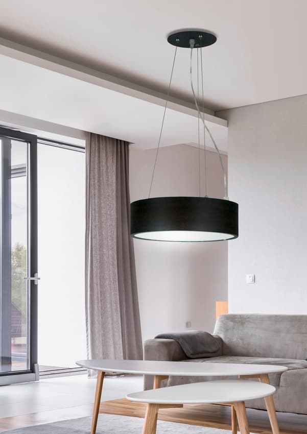 LED závesná lampa studená 16W 6500K stropná wenge Zigo 1