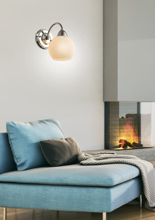 Nástenná lampa 1X60W E27 saténová TOBAGO 1