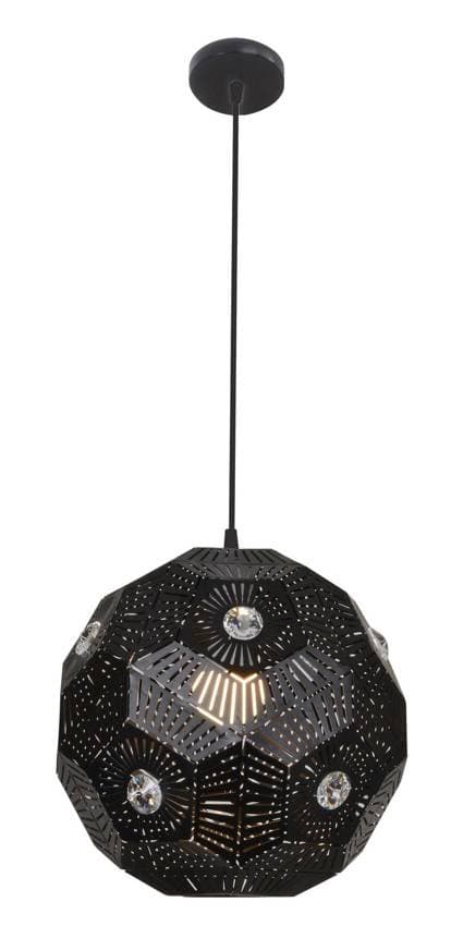 Závesná stropná lampa 1X40W E27 čierna EUPHORIA 1