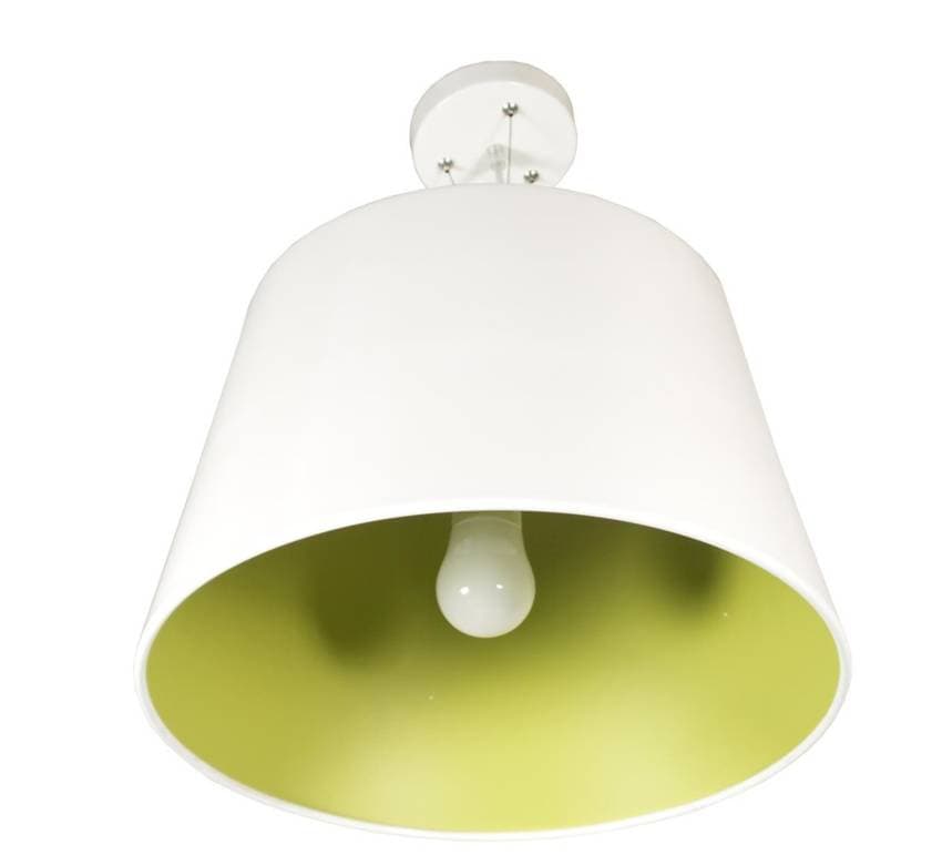 Stropná závesná lampa 1X60W E27 biela ENYO 1