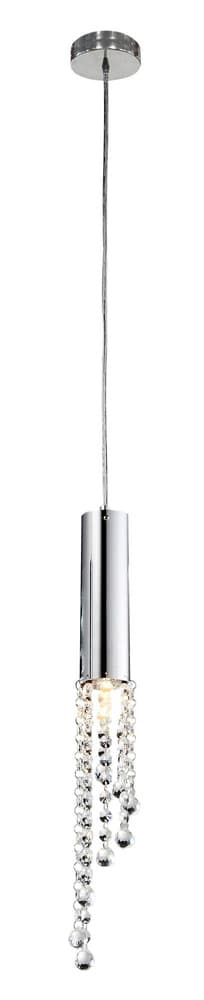 Závesná lampa Duero s chrómovou LED žiarovkou GU10 3W 1