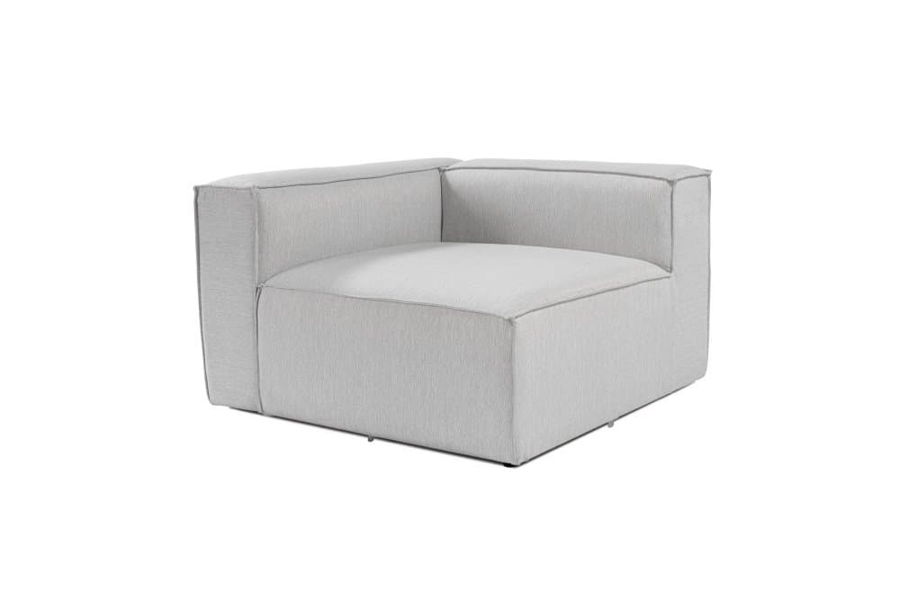 Kreslo / Jednomiestna pohovka Fora L1 - Light Grey