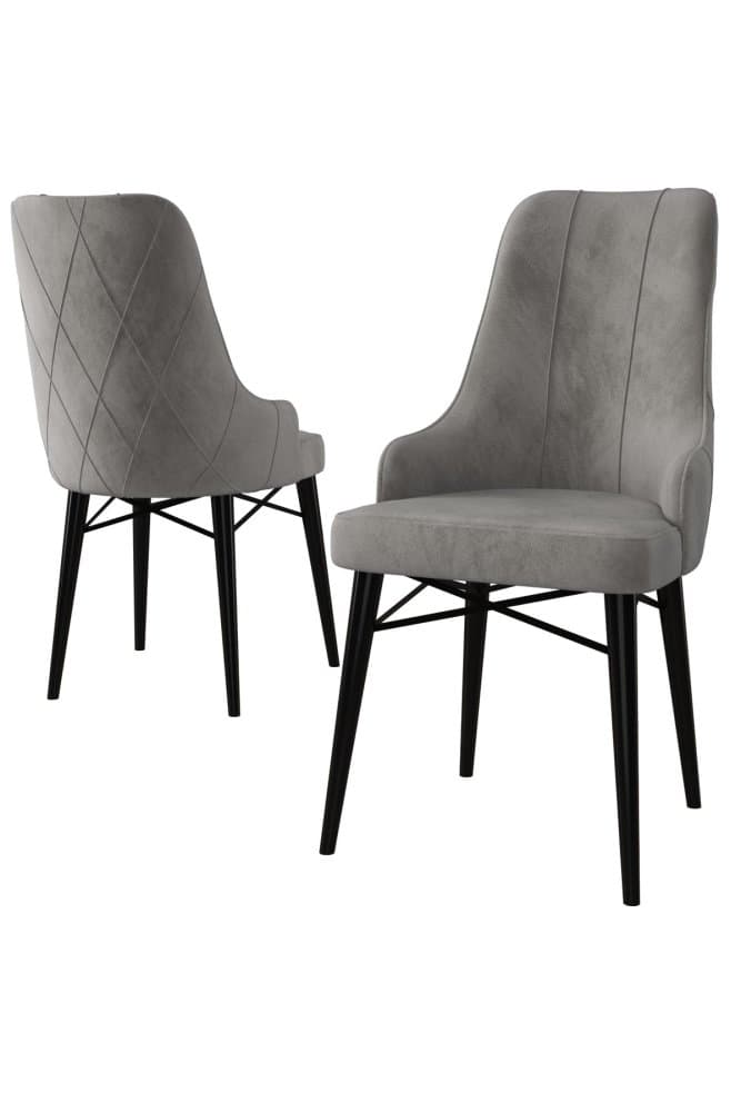 Súprava stoličiek (4 kusy) Neta - Grey, Black 1