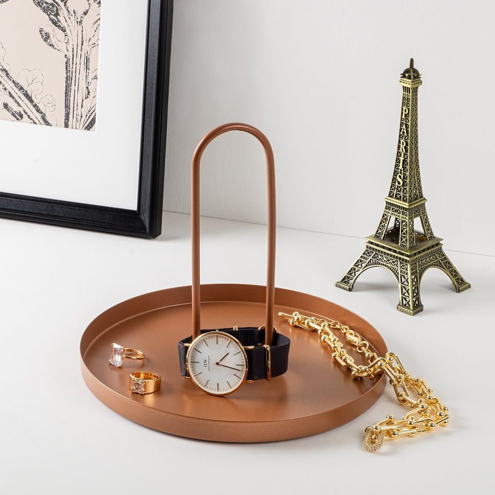 Dekoratívny kovový doplnok Sımı-A - Copper