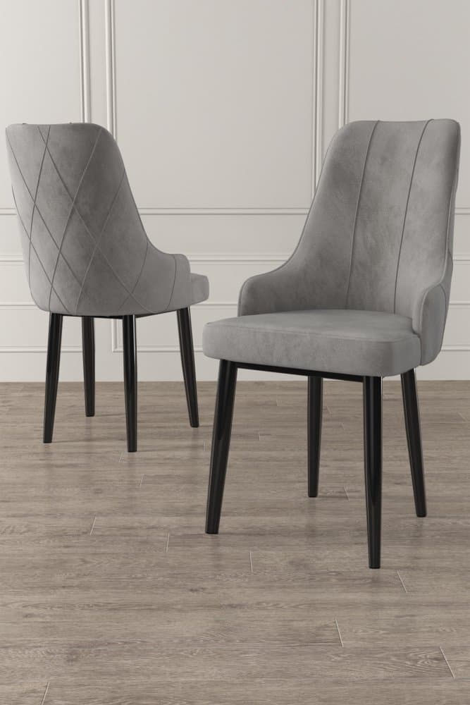 Súprava stoličiek (4 kusy) Trex - Grey, Black 1